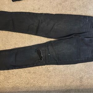 Old Navy Dark Distressed Skinny Jeans